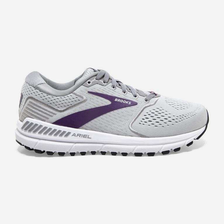 Brooks Ariel '20 Womens Road Running Shoes Ireland Oyster/Alloy/Grape (SDQJ-05276)